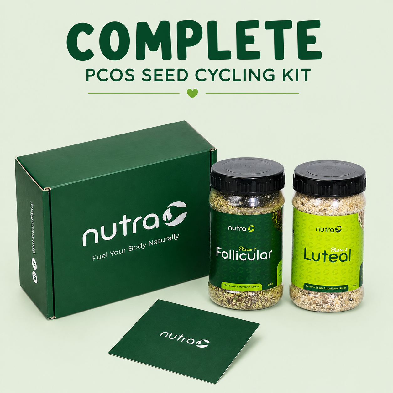 PCOS Seed Cycling Kit – Free Nutritionist Consultation